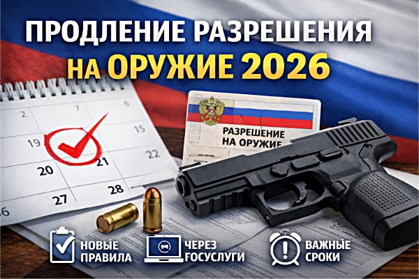 Что изменилось для владельцев оружия в 2026 году Что изменилось для владельцев оружия в 2026 году